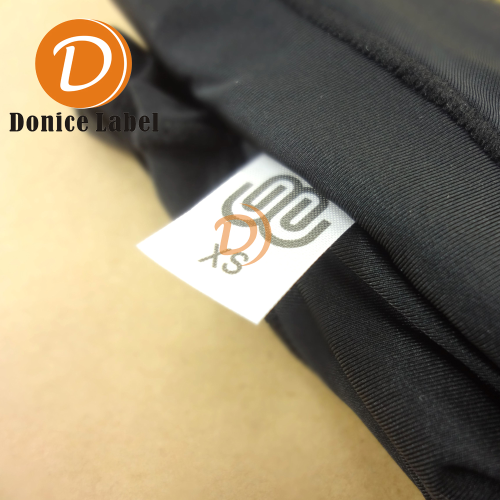 Underwear ribbon care label