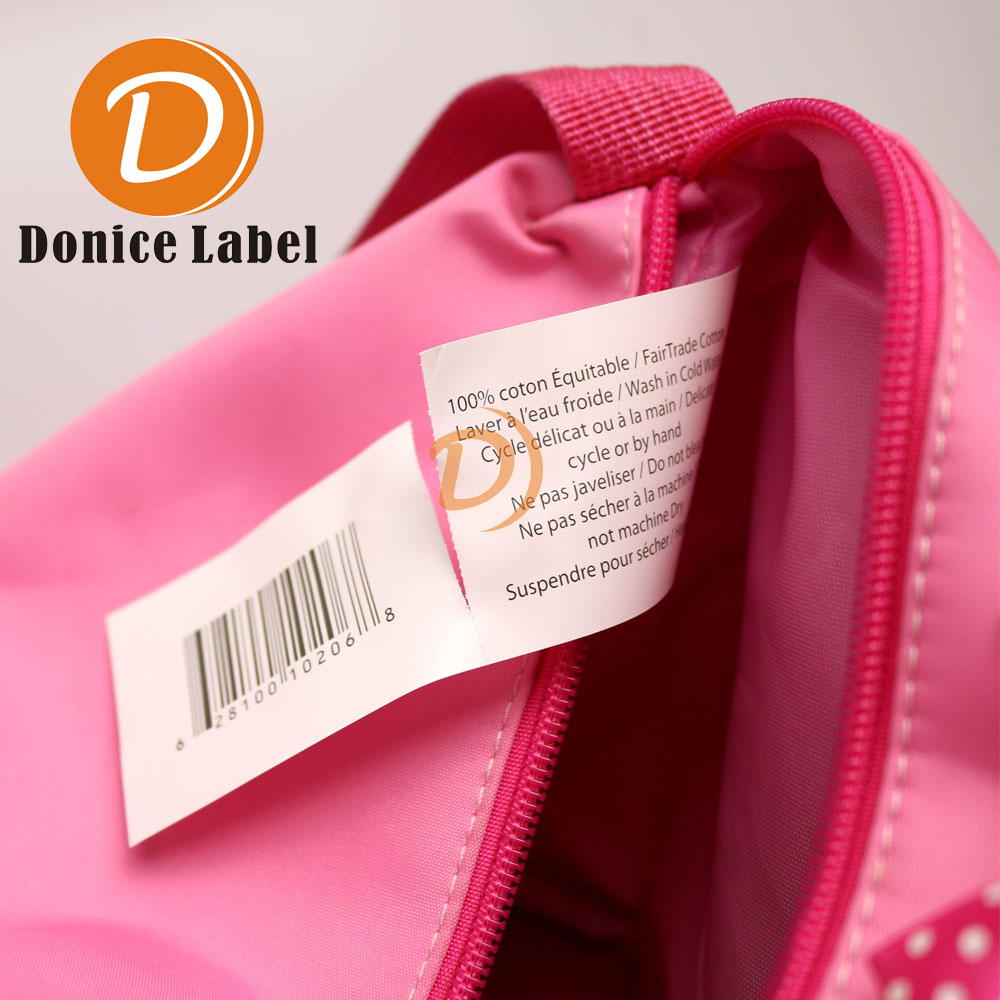 Hand-Tearable Care Label