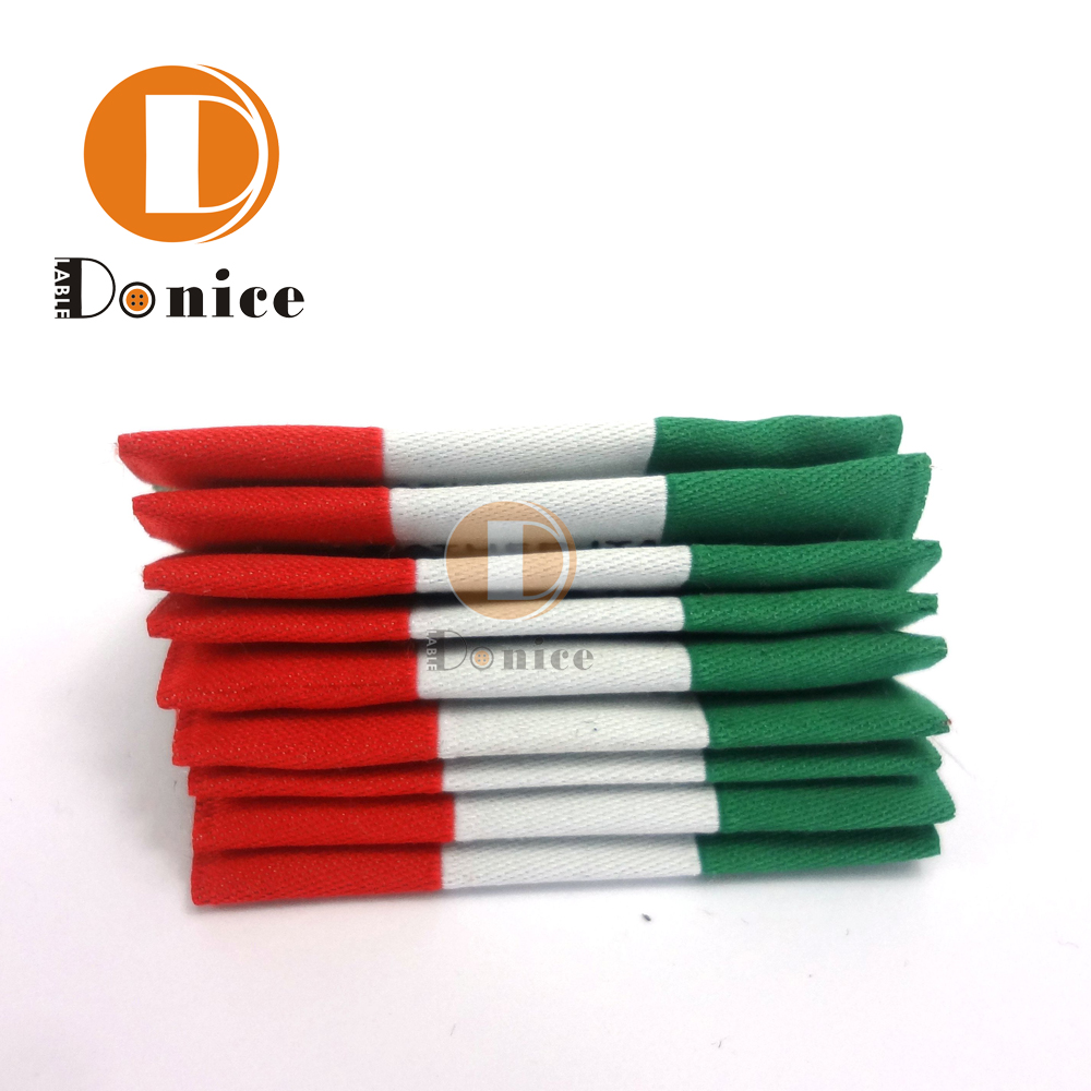 Custom woven labels for seasonal and holiday apparel
