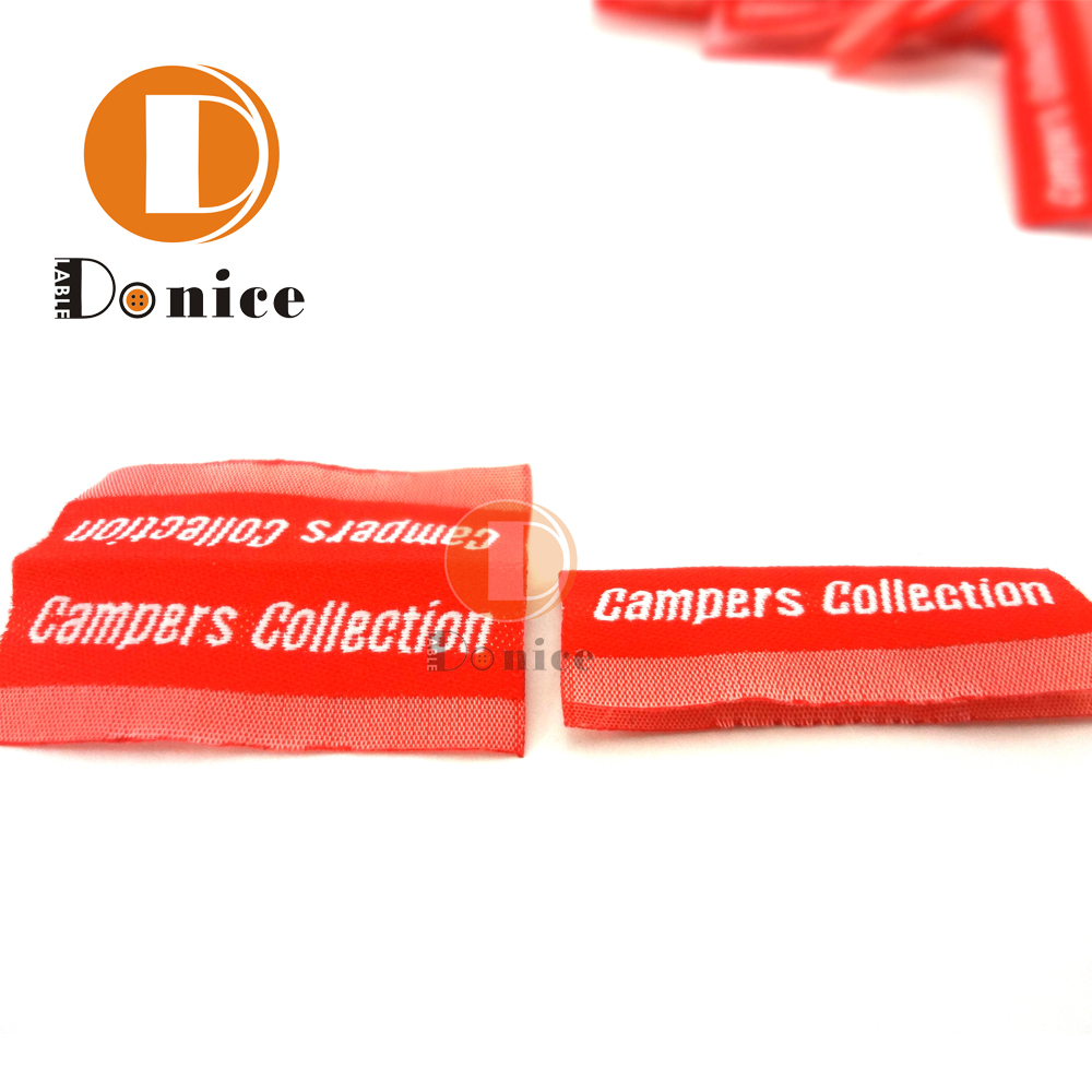Custom woven labels for promotional giveaways