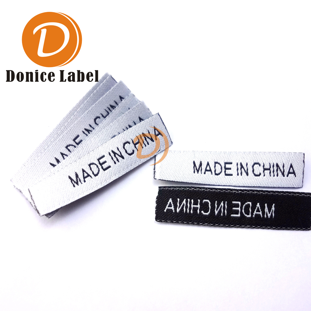 Custom woven labels for outerwear and jackets
