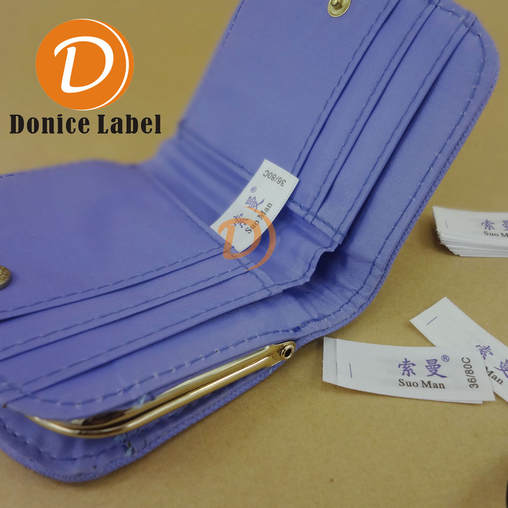 Custom size care labels for all types of garments