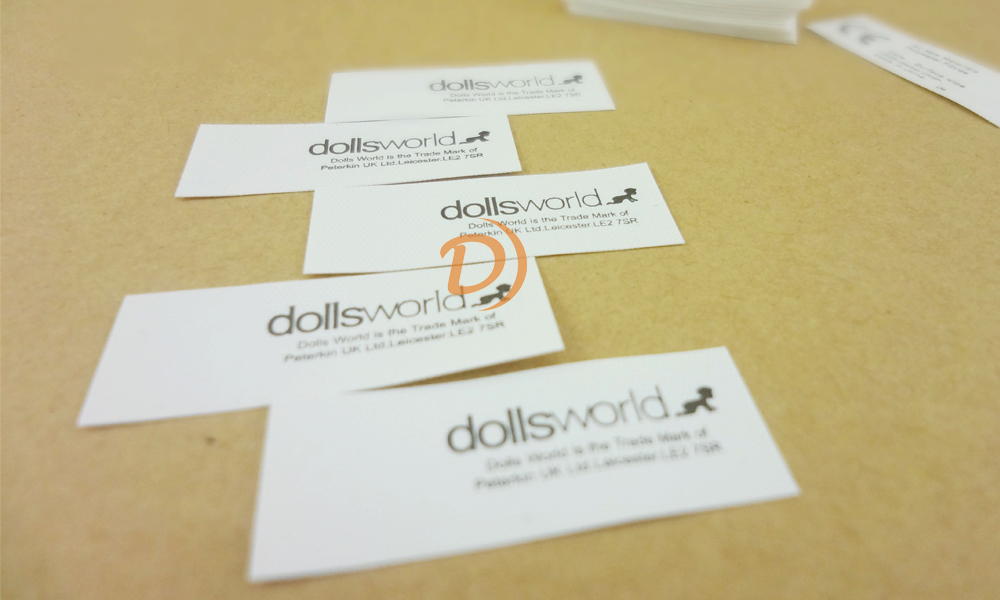 Doll toy care label