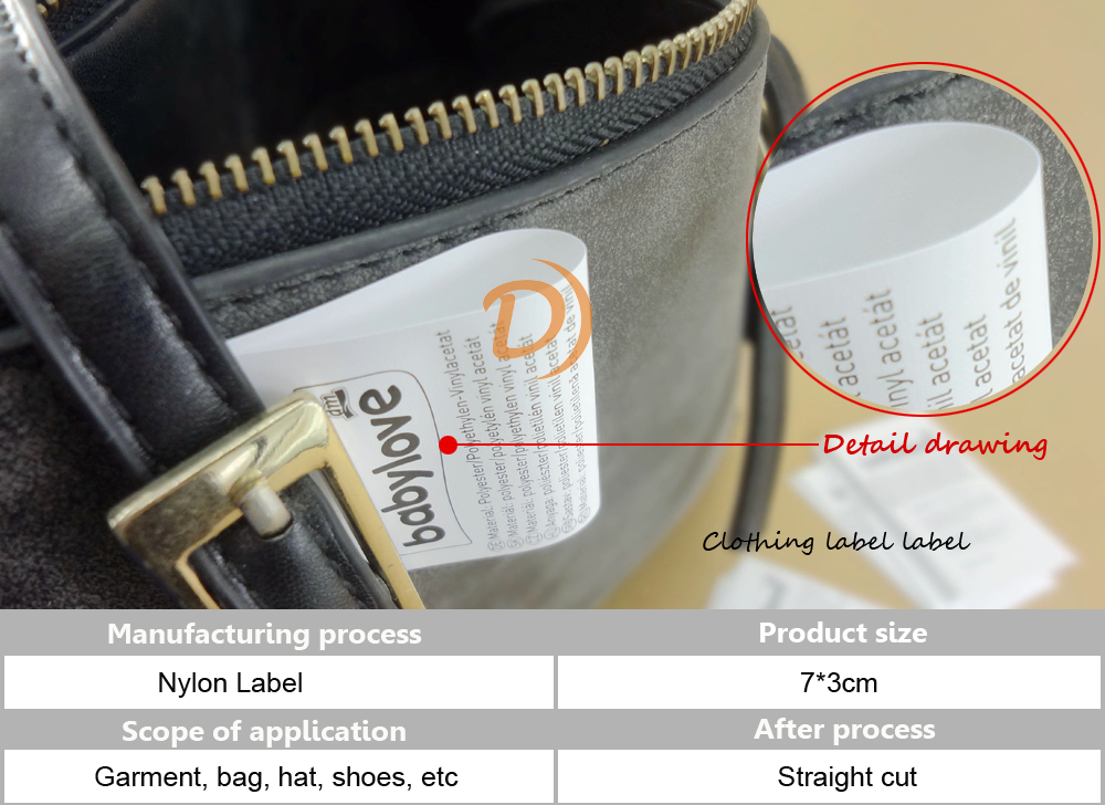 Environmentally friendly washing label