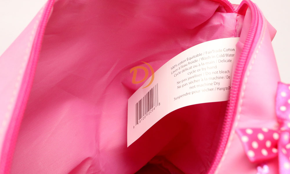 Hand-tearable care label