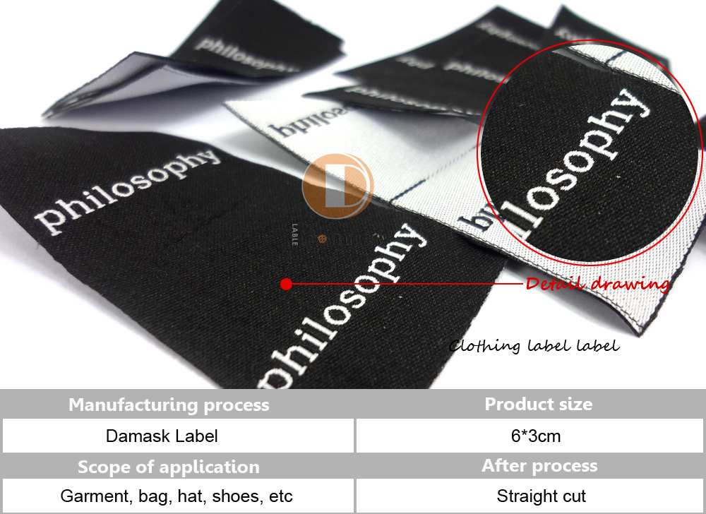 High-visibility woven labels for safety gear