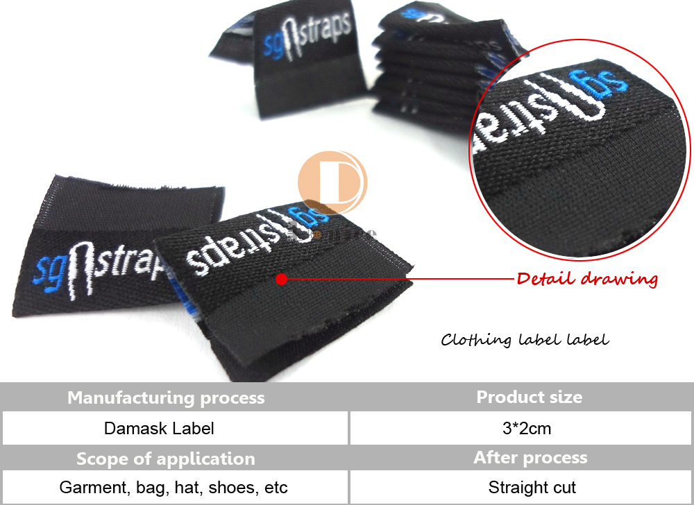 Woven Labels with Unique Textures and Patterns
