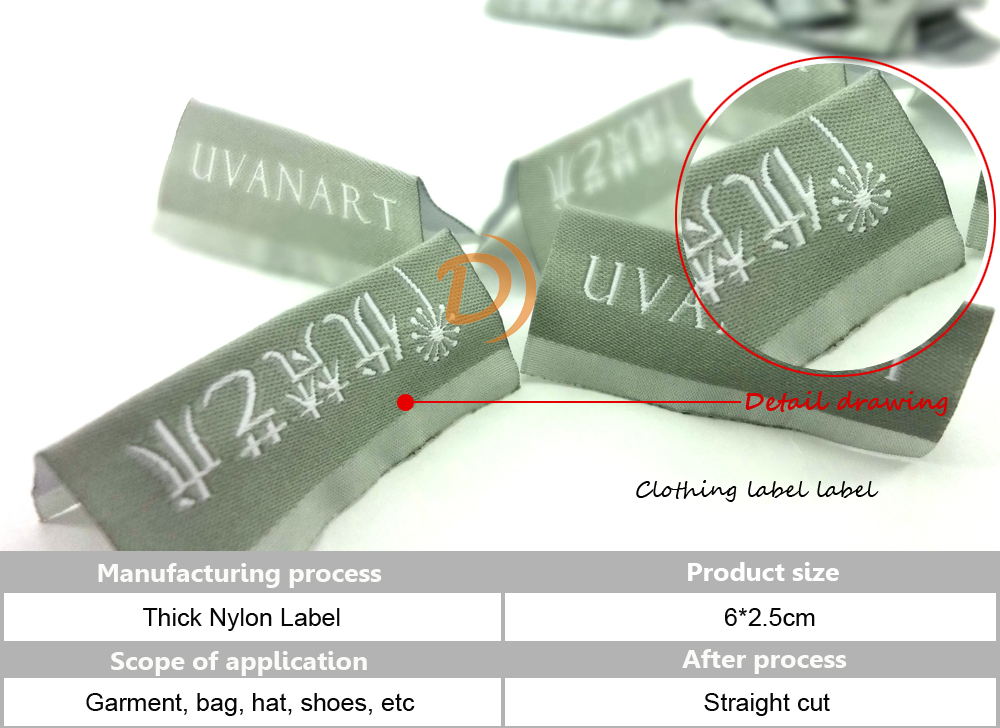 Double-sided woven labels for versatile branding